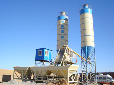 HZS50攪拌站配什么型號的混凝土攪拌機(jī)