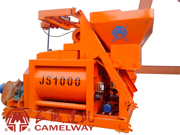 長(zhǎng)城建機(jī)標(biāo)準(zhǔn)hzs60攪拌站配置js1000型號(hào)混凝土攪拌主機(jī)