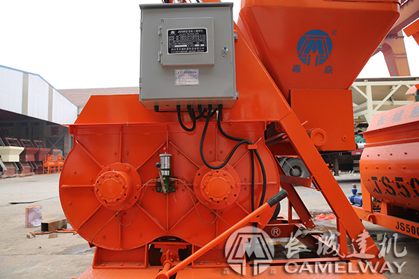 hzs25站攪拌機(jī)JS500雙臥軸強(qiáng)制式攪拌機(jī)廠家（來電報價）