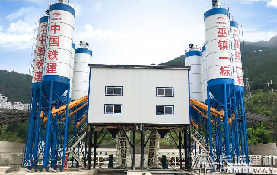 滎陽(yáng)攪拌站廠家雙機(jī)組攪拌站