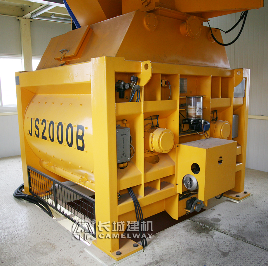 長城建機hzs120攪拌站強制式js2000型攪拌機

