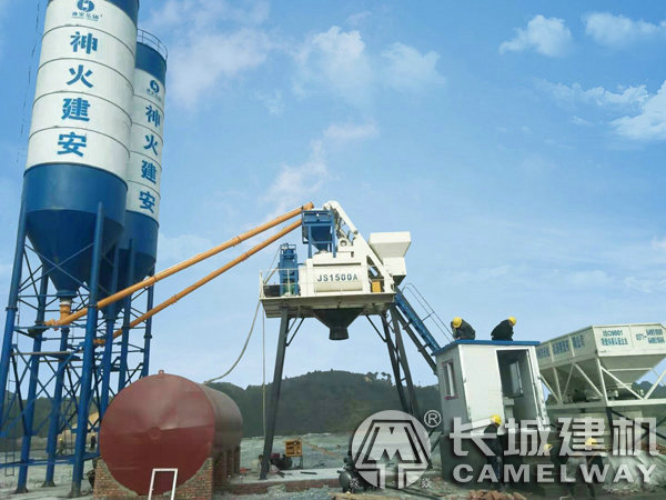 提升料斗上料攪拌站